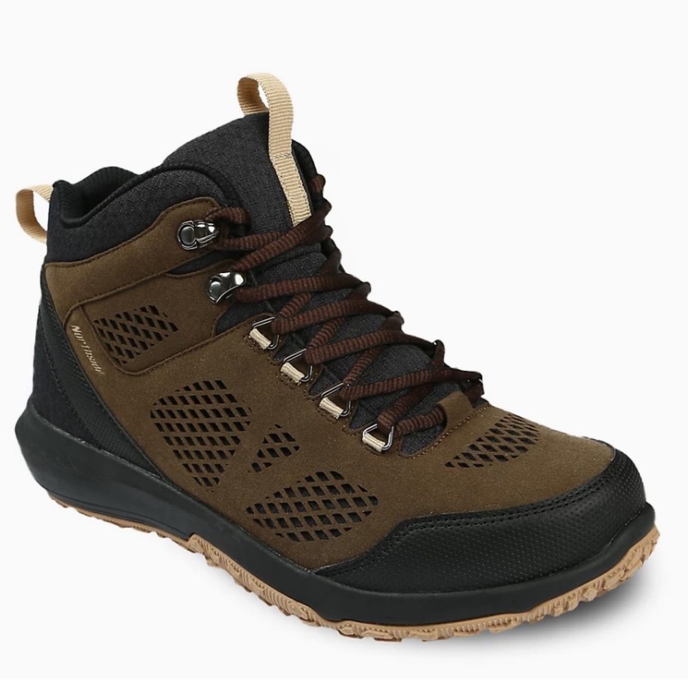 COPY - Northside Benton Mid Men's Waterproof Hiking Boots in black/brown size 11